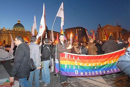 Gay, sit in S. Pietro Gay, sit in S. Pietro